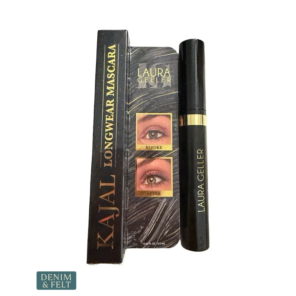NEW Laura Geller Kajal Longwear Mascara Black Volumizing Curling 0.42 oz